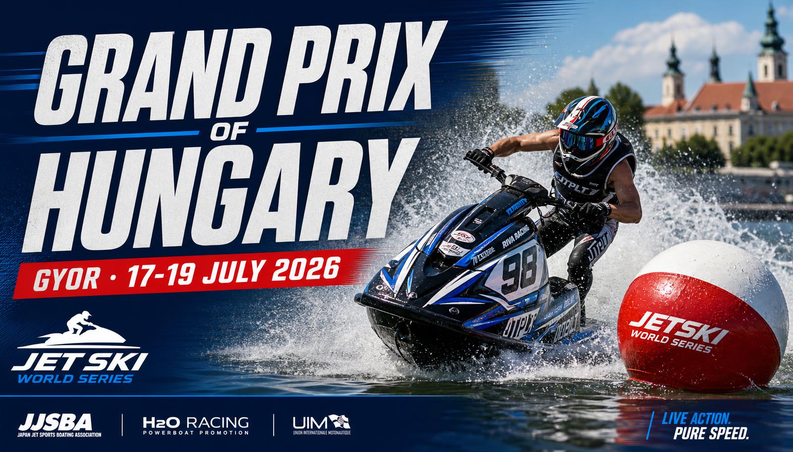 UIM-ABP Aquabike Grand Prix of Hungary 2026 event poster