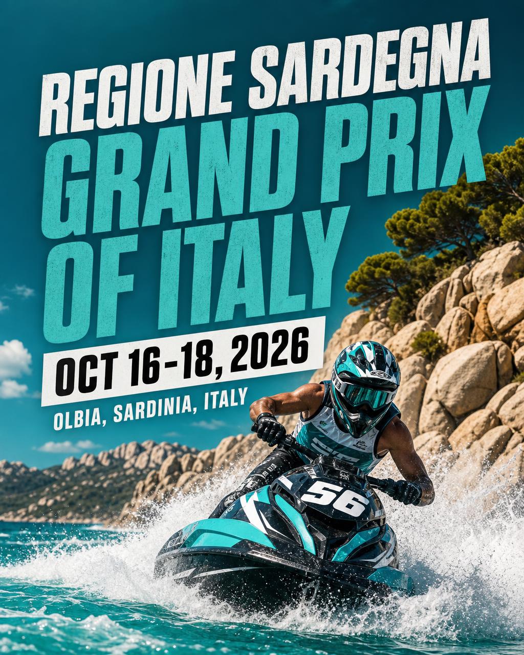 Regione Sardegna Grand Prix of Italy 2026 event poster