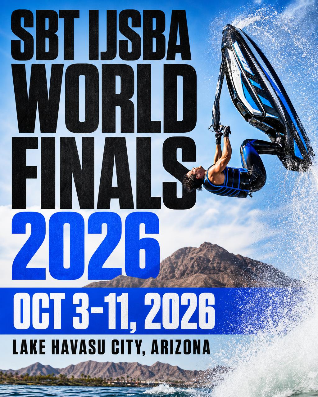 2026 SBT IJSBA World Finals event poster