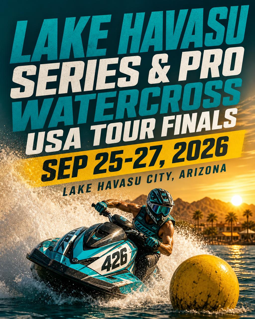 Lake Havasu Series & Pro Watercross USA Tour Finals 2026 event poster
